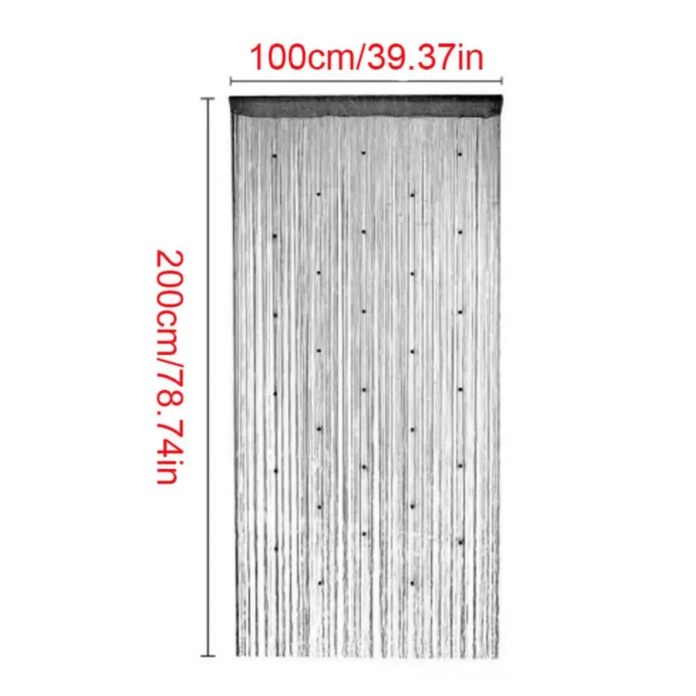 Shiny Crystal Beads String Curtain Room Divider Solid Color Door Curtain Elegant Romantic Tassel Window Curtain Home Decor
