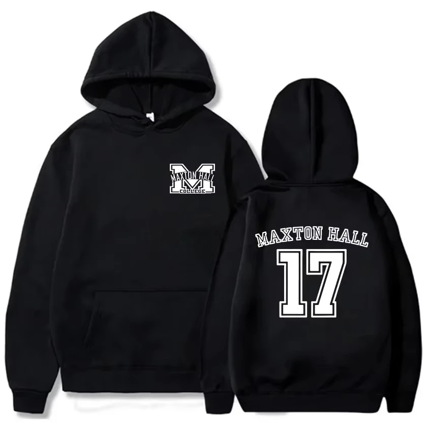 Maxton Hall 17 TV Graphic Hoodie The World Between Us Sweatshirt Sudaderas Para Mujer Casual Unisex Clothing Winter Comfortable