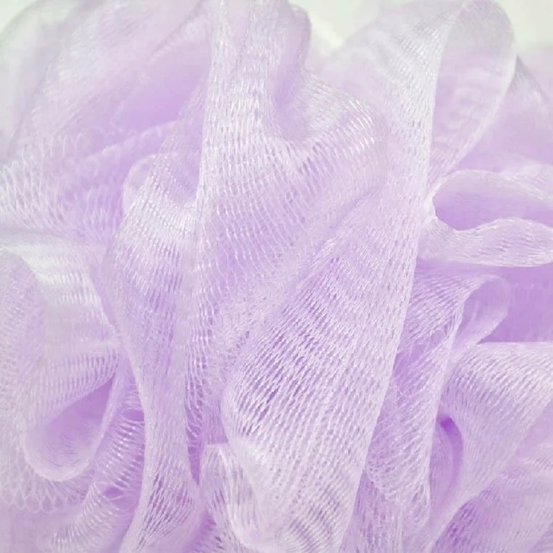 Body Wash Bath Balls Large Bath Sponge Candy Color Flowers Mesh Nylon Washing Body Cleaning Wisp Tools Accessories 15g bath sponge