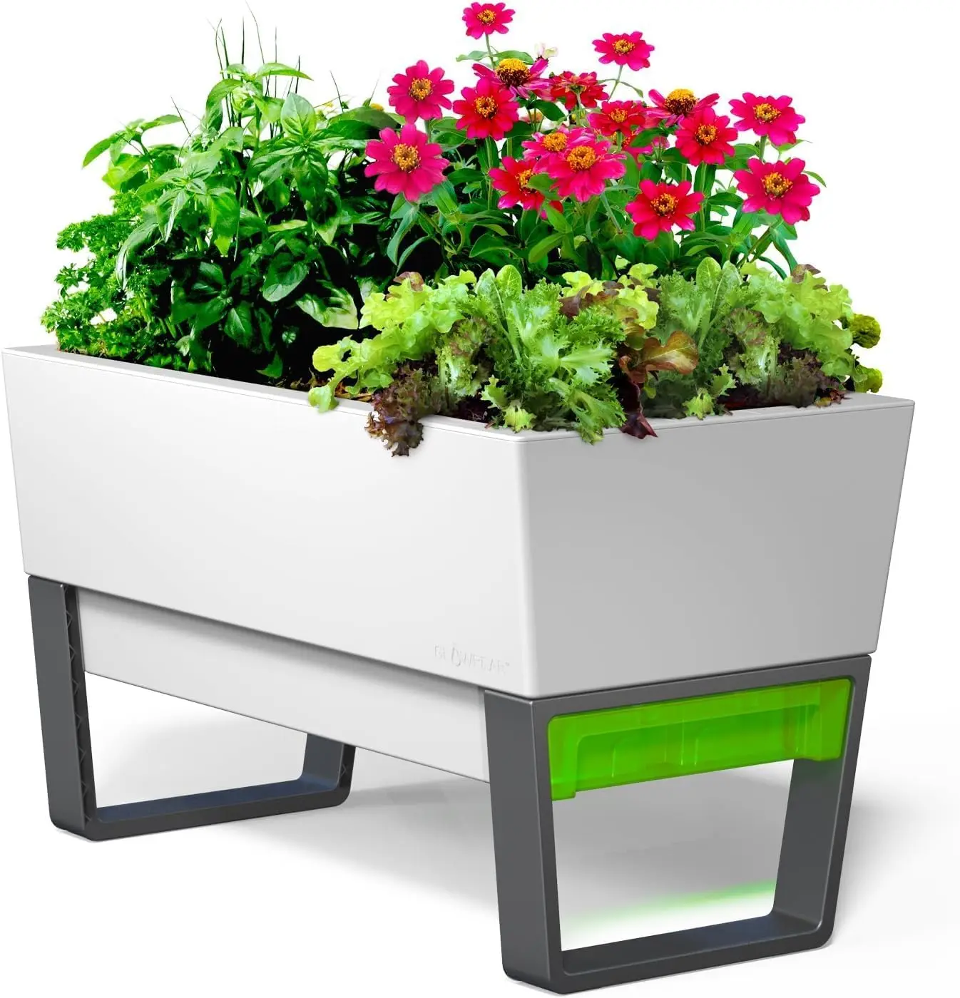 Self-Watering Planter Box - 29.5" (White) 1