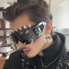 Fashion Cyberpunk Demon Eyewear Metal Rivet Party Sunglasses Steampunk Punk for Women Men Designer Sun Glasses Shade Eyewear