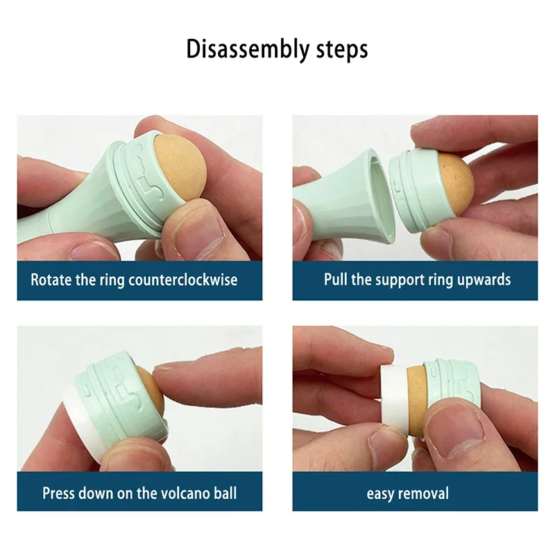 Volcanic Stone Oil Absorber Washable Face Oil Absorbing Roller Skin Care Tool Facial Oil Removing Care Skin Makeup Tools - Image 5