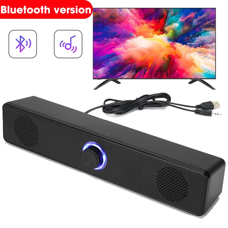Sistema Audio Home Theater Altoparlante Bluetooth 4D Surround Soundbar Altoparlante Per Computer Per Tv Soundbar Box Subwoofer Stereo Music Box