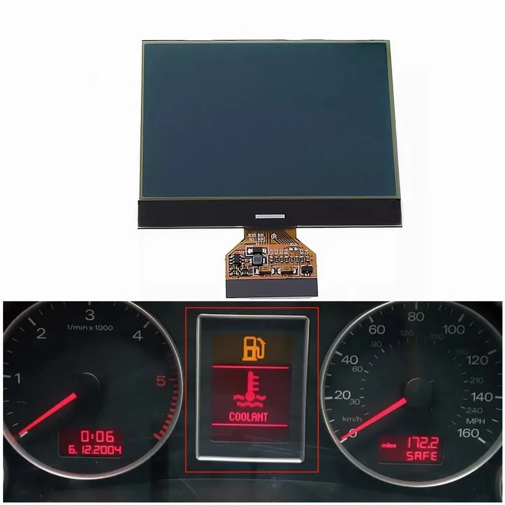 2024 자동차 스크린 계기판 LCD 스크린 디스플레이, 계기판 속도계 디지털 수리, 아우디 A4 B6 B7 용, 신제품