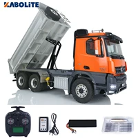 KABOLITE 6x6 Hydraulic RC Dumper Truck 1/14 RC Tipper Light Sound ST8 2Speed Gearbox for K3364 KABOLITE HUINA Cars RC Toys Model 1