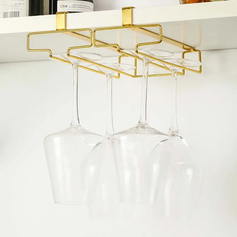 Kitchen Accessories Wall Mount Wine Glasses Holder Stemware