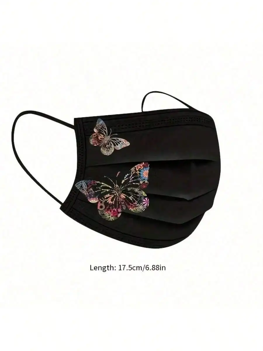 Masque Réutilisable Tissu Papillon - Lot de 3 Motifs