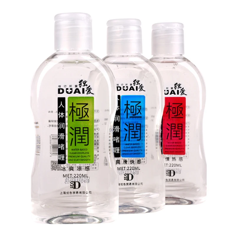 240/2201220ML Sex Lubricant Fire Warming Ice Cooling Feeling Water-based Lubricant Adult Vaginal Anal Lube Easy To Clean Sex Oil 4
