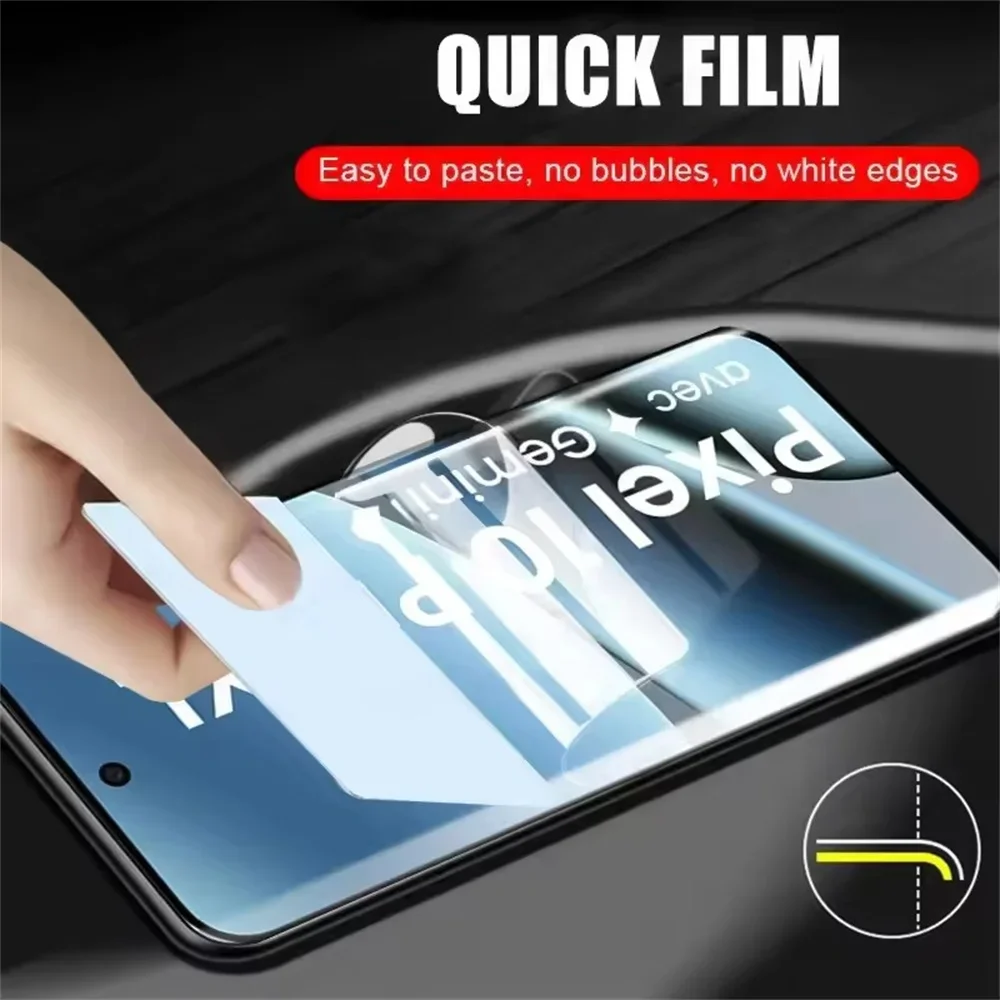 Premium Hydrogel Screen Protector Film - Full Coverage, Soft, and Durable (3-5 Pack)
