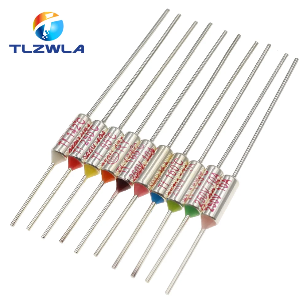 Lot De 3 Fusibles Thermiques TF 172°C 250V 10A - Référence RY-172, Neufs Sous Blister