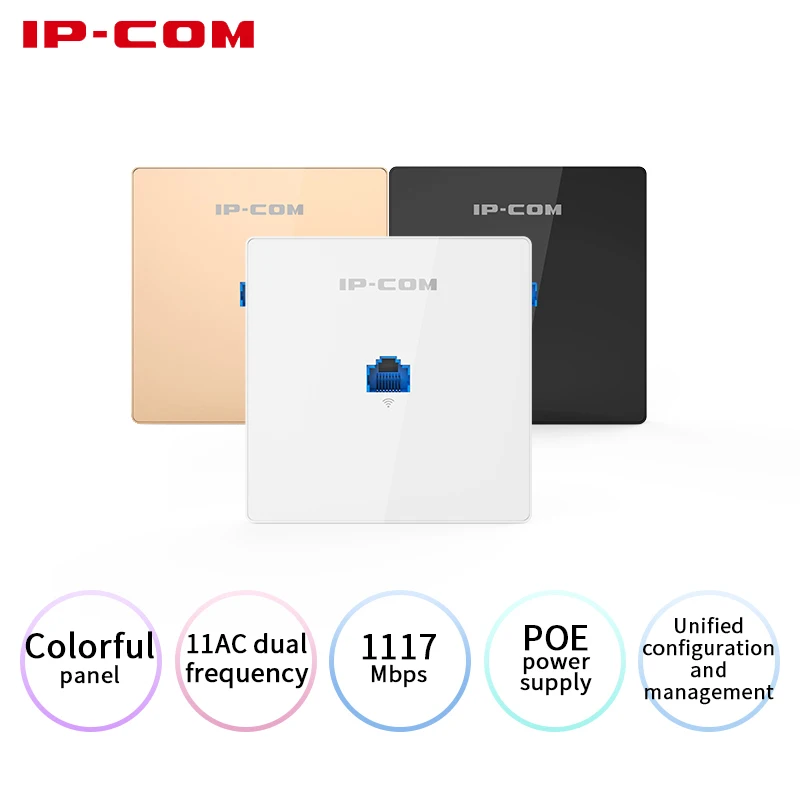 Painel sem Fio de Banda Dupla Gigabit Access Point Poe Wifi ap Quartos de Hotel Apartamentos Salas de Reuniões 86 tipo ap Ax1200 - Imagem 5
