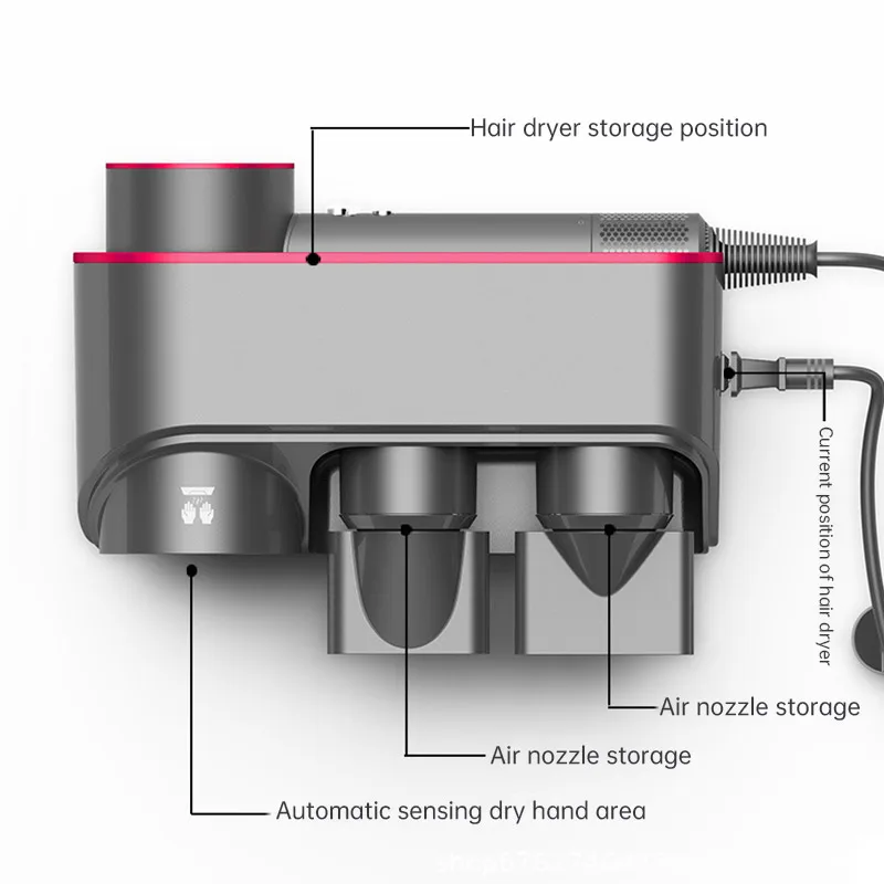 Dryer Cord Storage Hanger Dyson Hair Dryer Hair Dryer Wall Mount