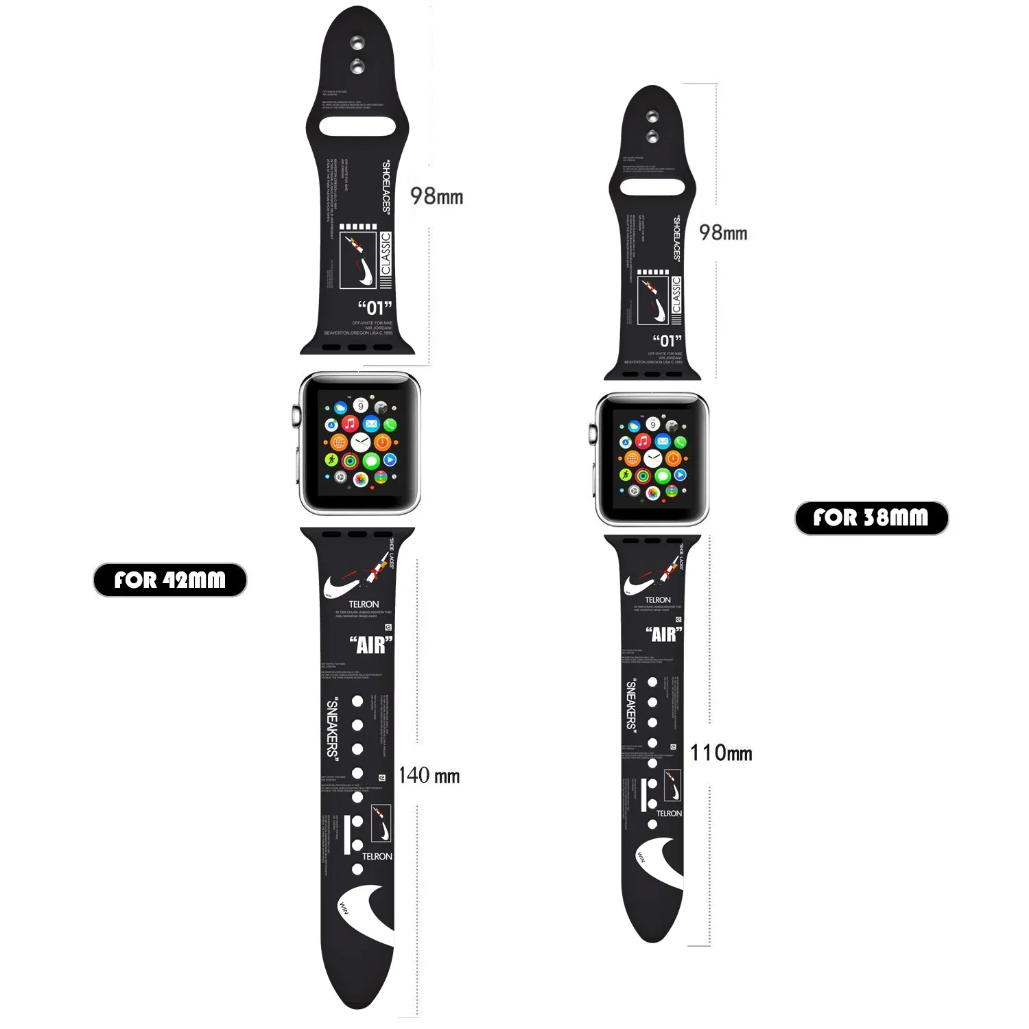 애플 워치용 실리콘 스트랩, 울트라 밴드, 49mm, 45mm, 44mm, 42mm, 41mm, 40mm, 38mm, 럭셔리 브랜드 디자인, 손목 팔찌, 아이워치 시리즈 3, 4, 6, 7, 8, SE