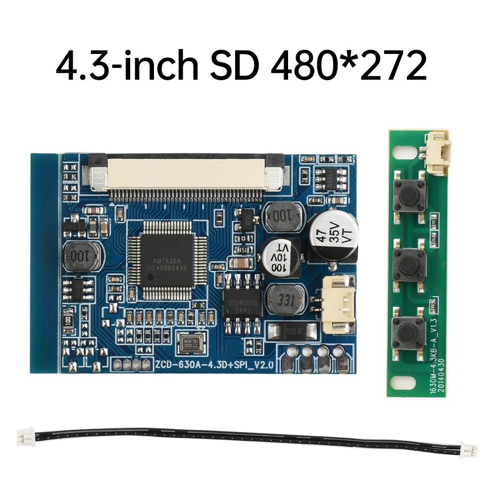 4.3/5 inç LCD Ekran Sürücü Kartı Modülü Kiti Monitör Araba AV Dijital Fotoğraf Çerçevesi Çok Fonksiyonlu 480*272 800*480 Çözünürlük