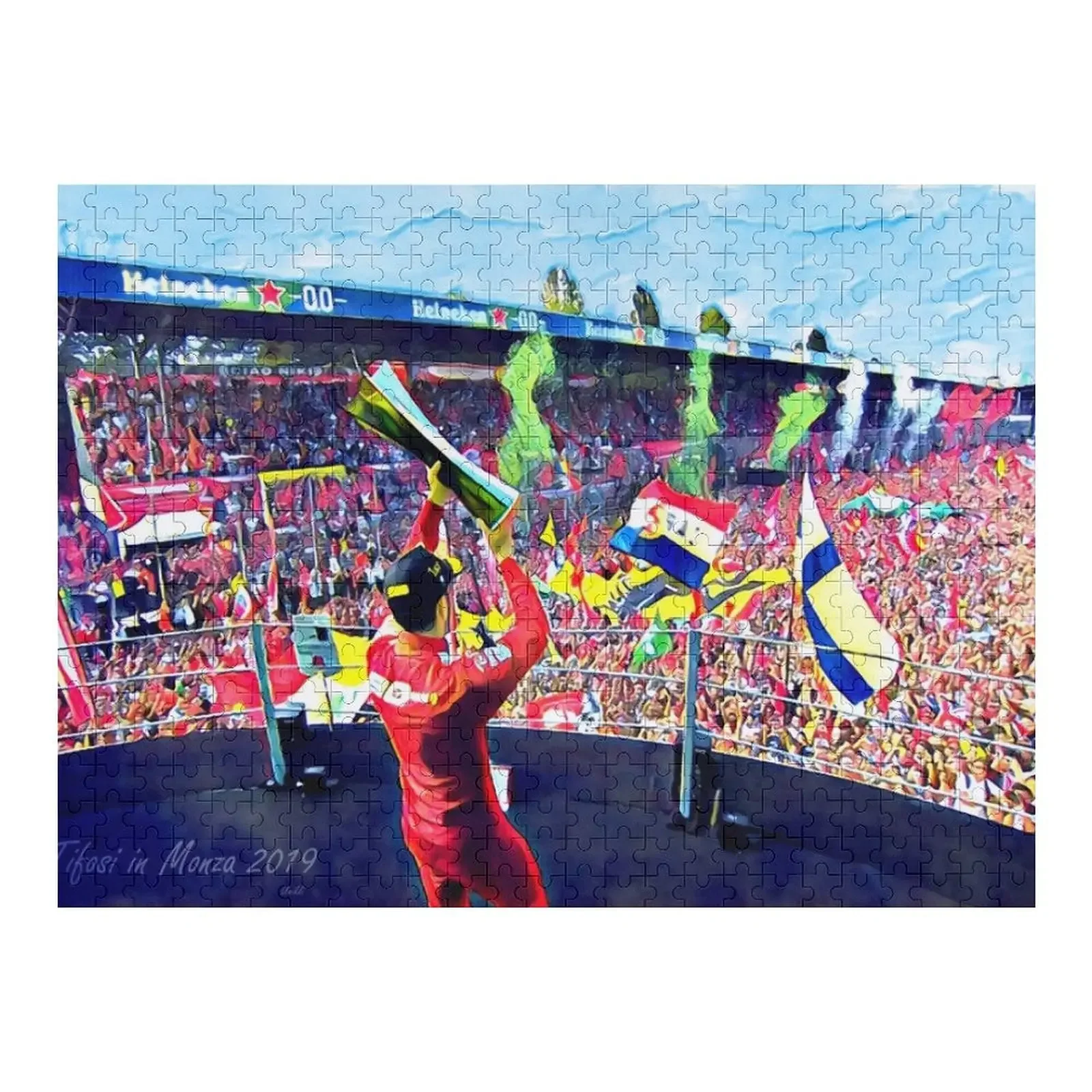 

Tifosi In Monza 2019 Jigsaw Puzzle Personalize Personalized Wooden Name Custom Personalized Personalized Gift Ideas Puzzle