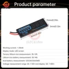 DC 7V-40V 3-14S LED Battery Capacity Indicator Power Display Panel Lithium Lead Acid Battery Capacity Voltage Meter Module 4