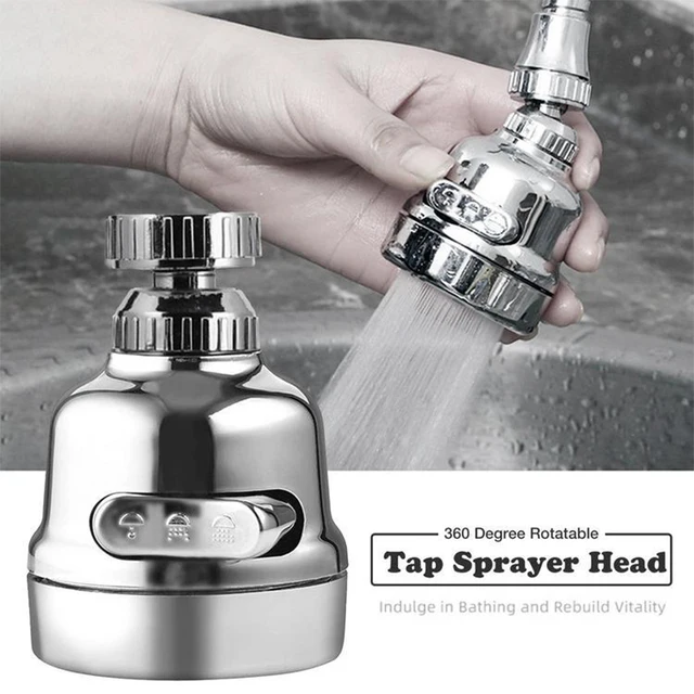 Zhangji Adjustable Swivel Kitchen Faucet 360 Degree Aerator Sprayer Filter Nozzle Diffuser Water Saving Bath Faucet Connector 6