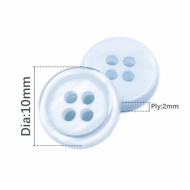 Colorful 10MM Resin Buttons Rotundity Household Handmade DIY Buttons Sewing Supplies Clothing Accessories Material Box 450PCS