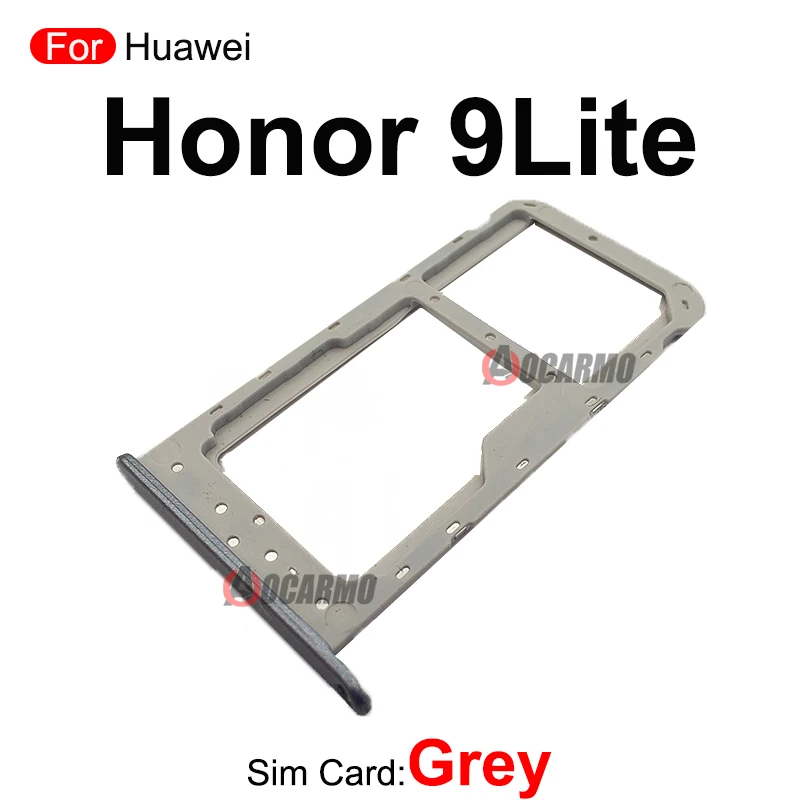 1 pçs luz azul escuro cinza branco ouro prata para huawei honor 9 lite 9 lite bandeja de cartão sim slot titular peças reposição