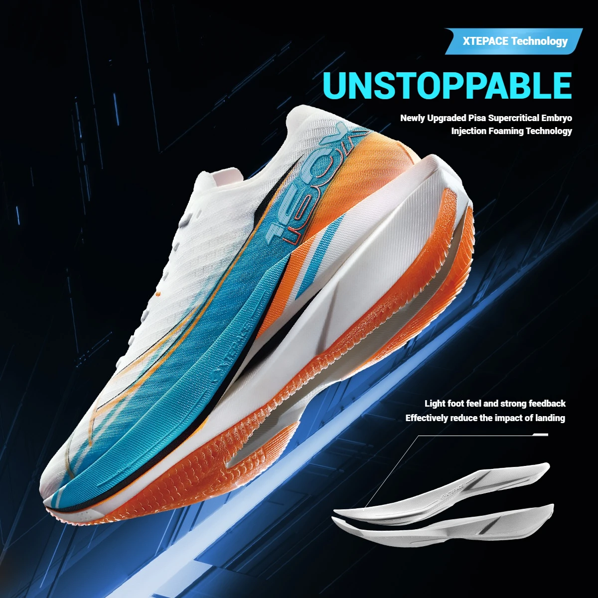 Xtep 160X 6.0 Running Shoes Professional Marathon PB Carbon Plate