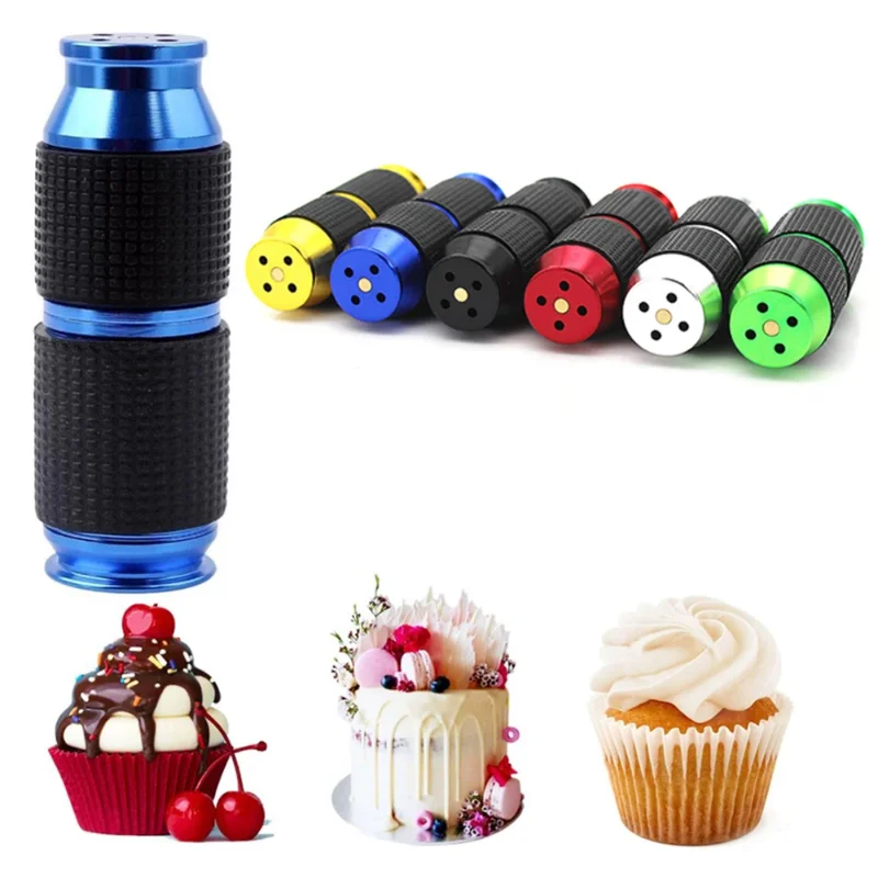1Pc Multiple Color Whipped Cream Cracker ​Dessert Tool Dispenser Whipper Rubber Grip Charger Kitchen Accessories