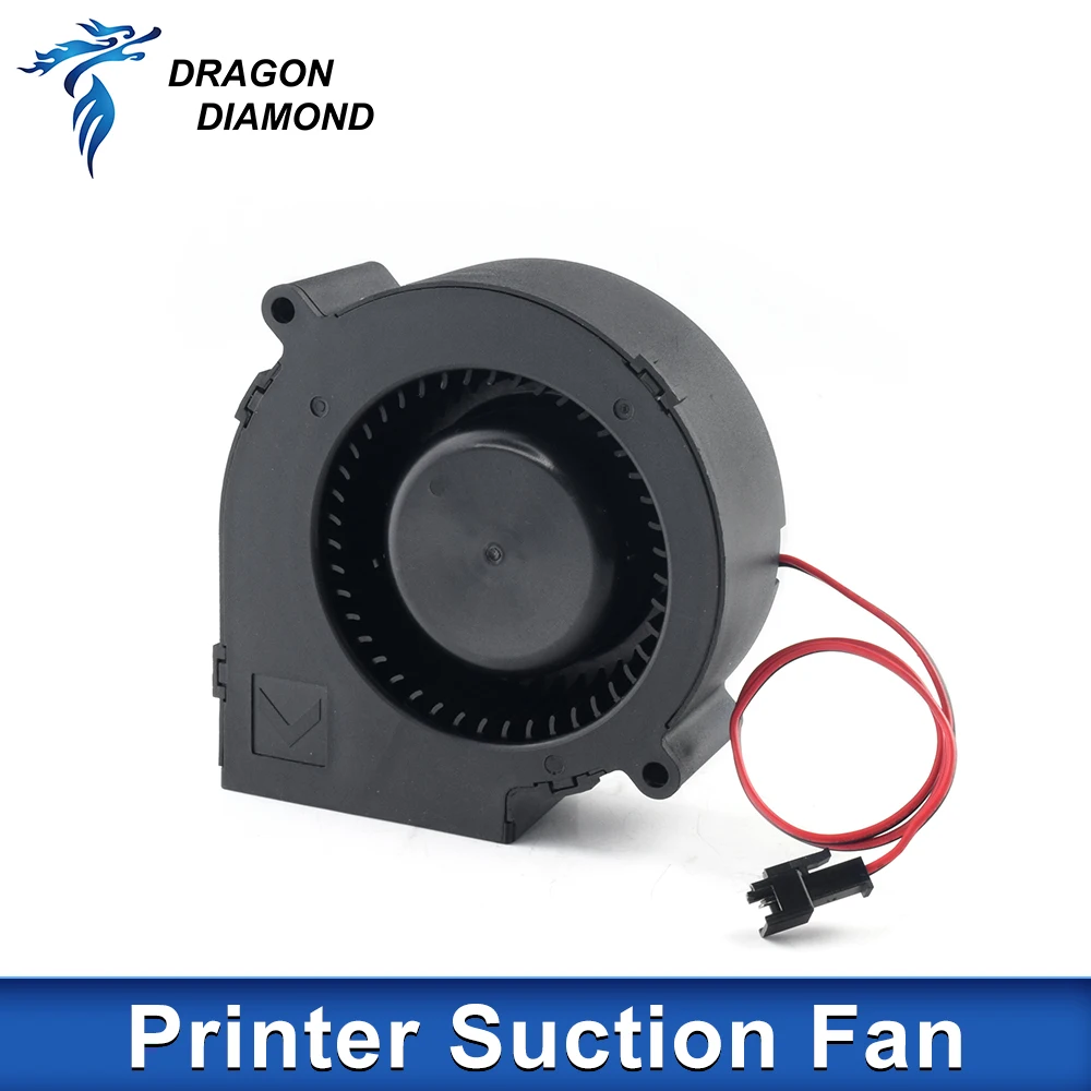 Dragon Diamond large format printer strong suction fan 10cm DC fan 24V 0.55A for Allwin Xuli printer brushless paper Blower cooling fan