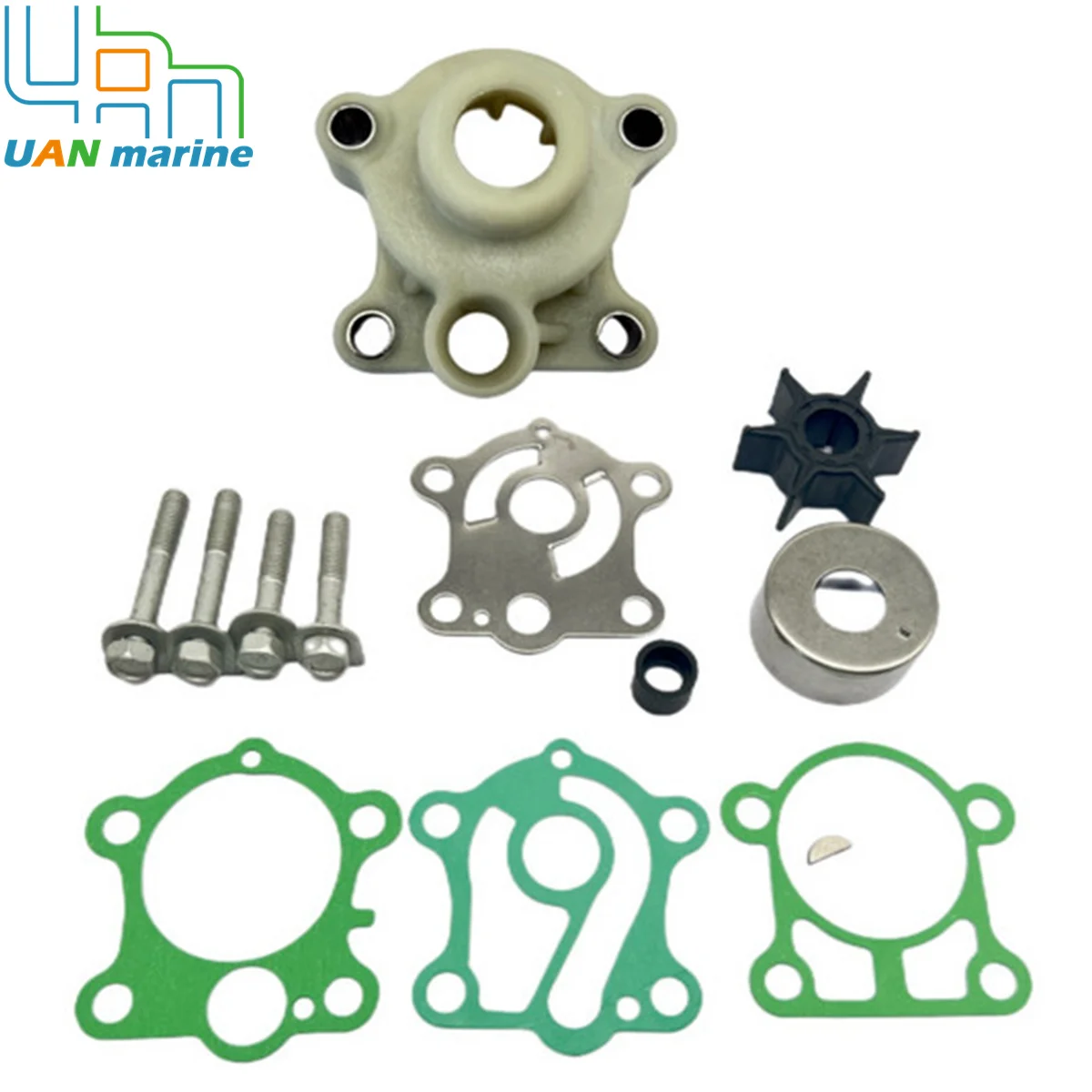 6H4-W0078  Water Pump Impeller Repair Kit With Housing  For Yamaha 2 stroke 40HP 50HP  Outboard  6H4-W0078-00-00  6H4-W0078-A0