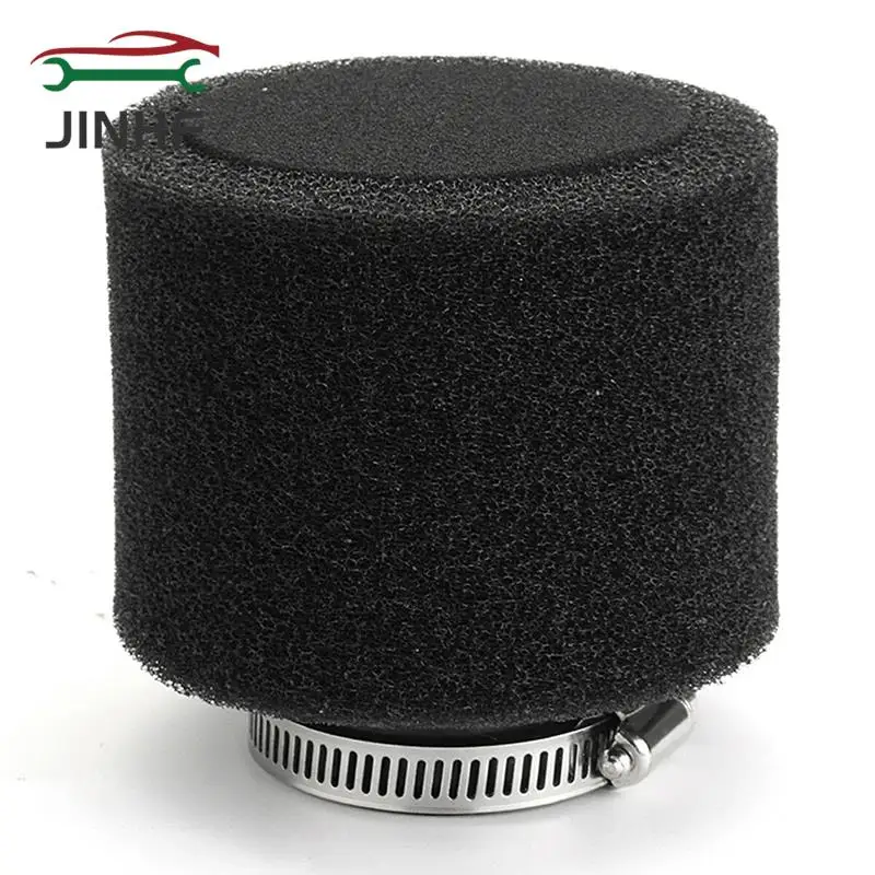 

New Black 35mm Cleaner Straight Neck Motorcycle Sponge Air Filter