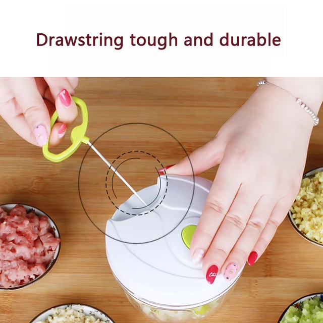 Manual Food Chopper Food Processor Vegetable Fruits Meat Cutter Shredder  Garlic Onion Chopper Gadgets For Men Kitchen Gadgets - Manual Slicers -  AliExpress