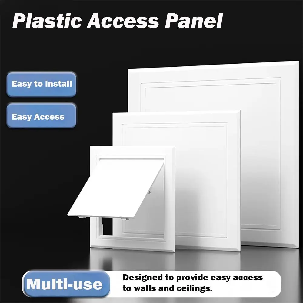 Access Panel Universal Plastic Removable Opening Flap Cover Plate For Wall Ceiling
