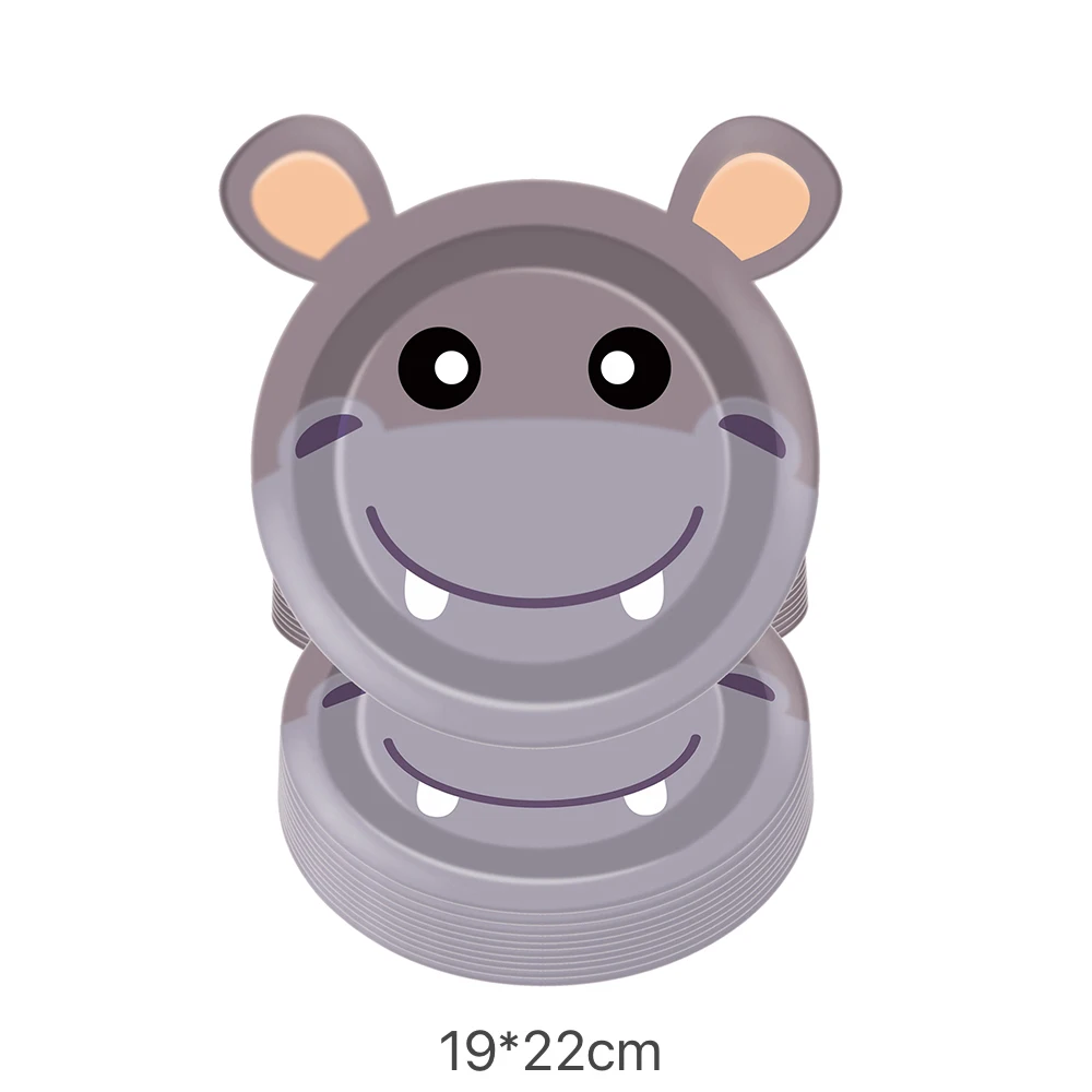 Hippo Paper Plate