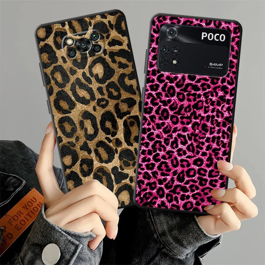 Leopard Pattern Phone Case - Fashionable Protective Cover