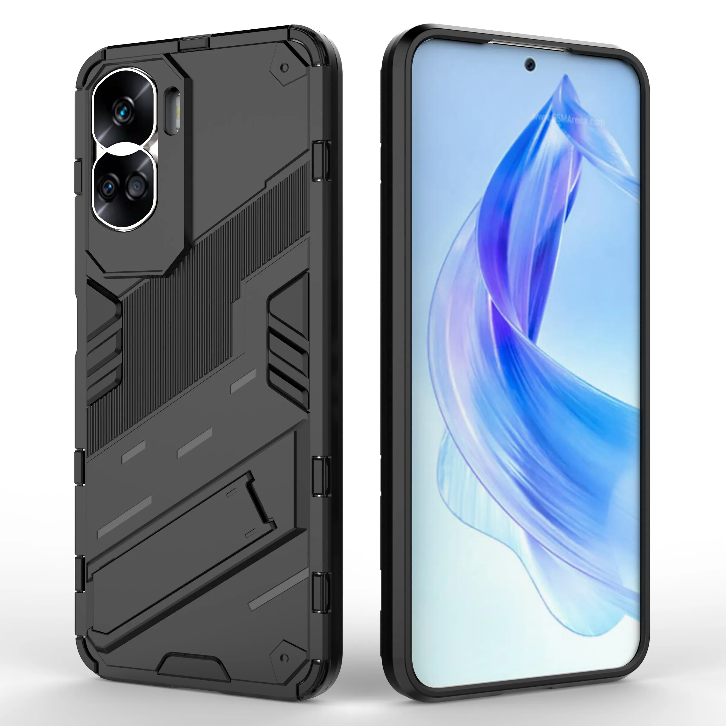 Per Huawei Honor 90 Lite Custodia Per Honor 90 Lite Cover Antiurto Staffa Paraurti Supporto Supporto Armatura Cover Honor 90 Lite 5G Case