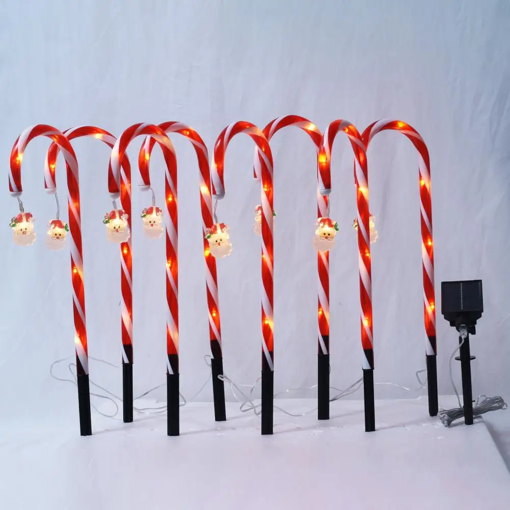 

Outdoor Christmas Decorations Festive Christmas Candy Cane Led Lights Create Indoors Outdoors with 1 Drag 8 Path for Garden