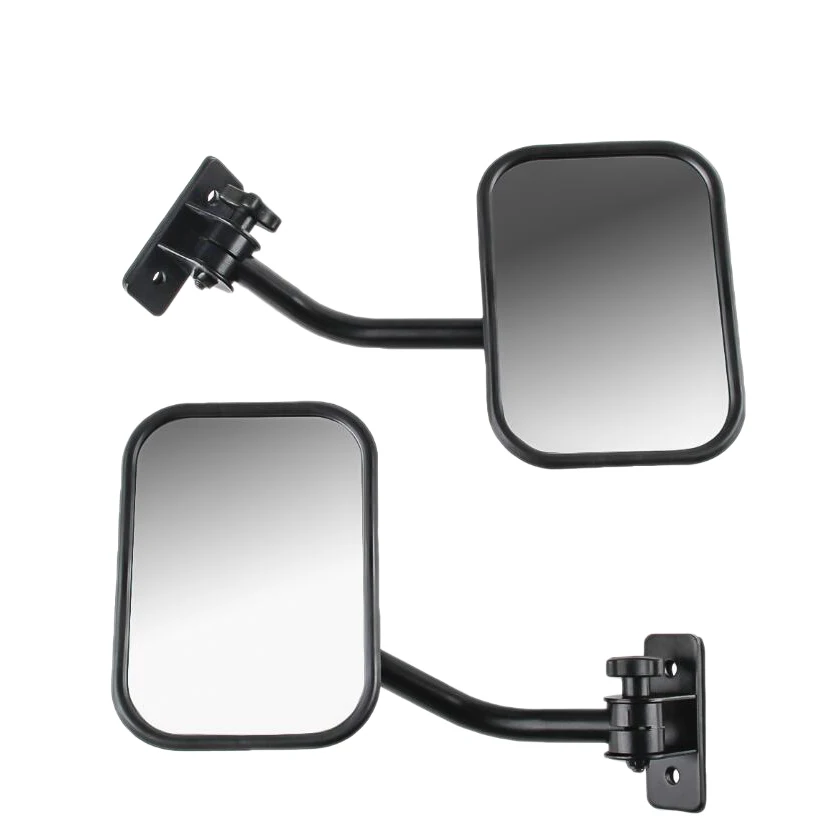 

Doors Off Mirrors For Jeep Wrangler Tj, Jk, Lj Quick Release Side Mirrors Black