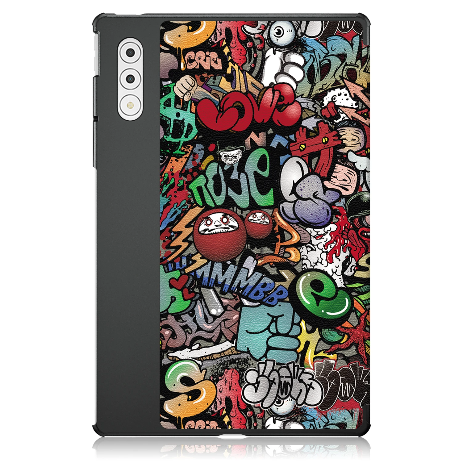 Enhanced Tri-Fold Tablet Cover with Auto Wake Function
