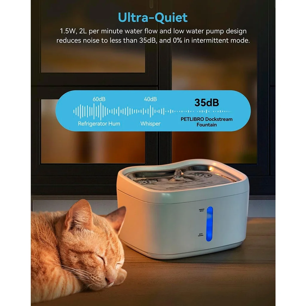 Cat Water Fountain with APP Wireless Connected Automatic