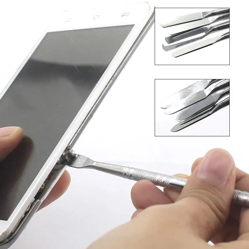 Double-Ended Stainless Steel Metal Spudger Pry Bar - Electronics Opening Repair Tool image 3