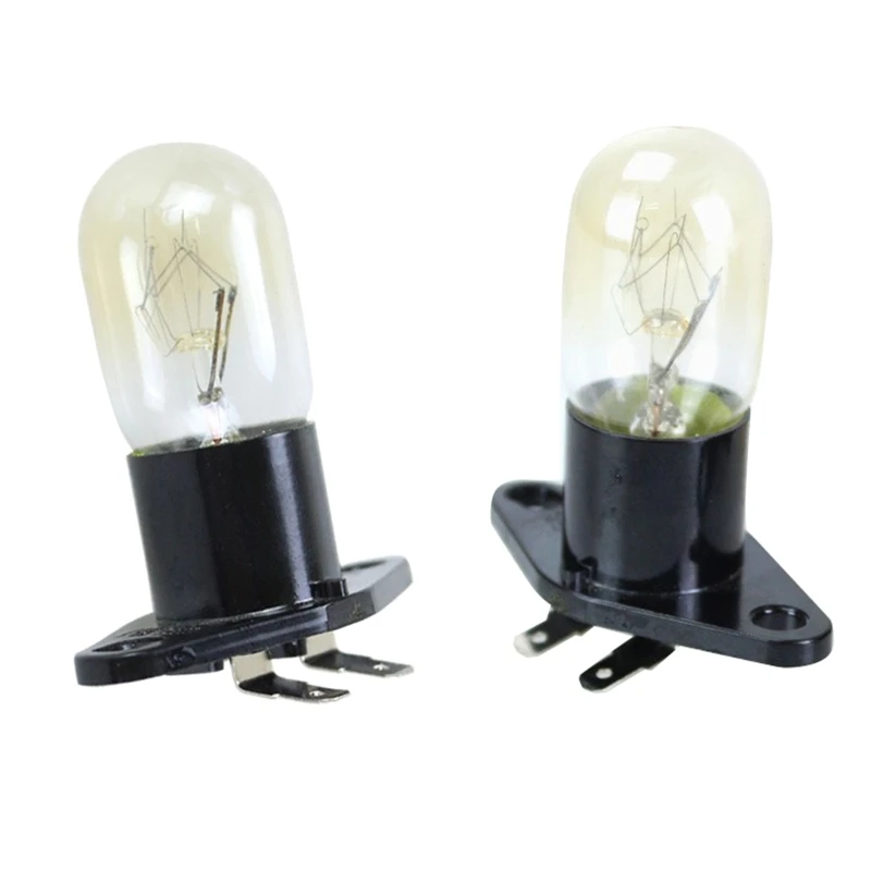 A6HB 230V 20W Microwave Halogen Light Bulb Replacement with 2-Pin Base Refrigerator Oven Lighting Small Appliance Parts | Бытовая