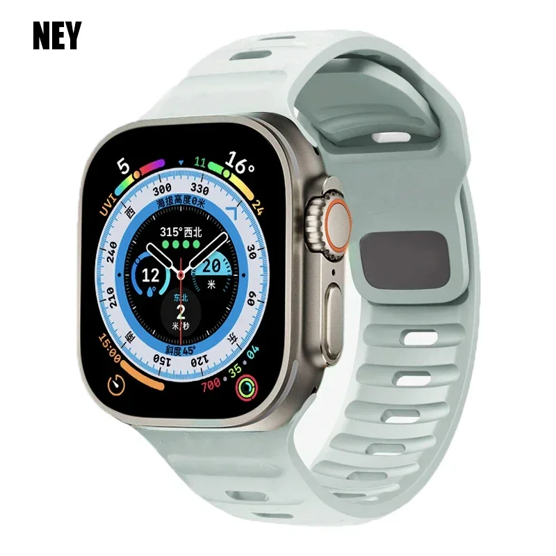 Silicone Sport Band for Apple Watch – Premium Fitness Strap Bracelet
