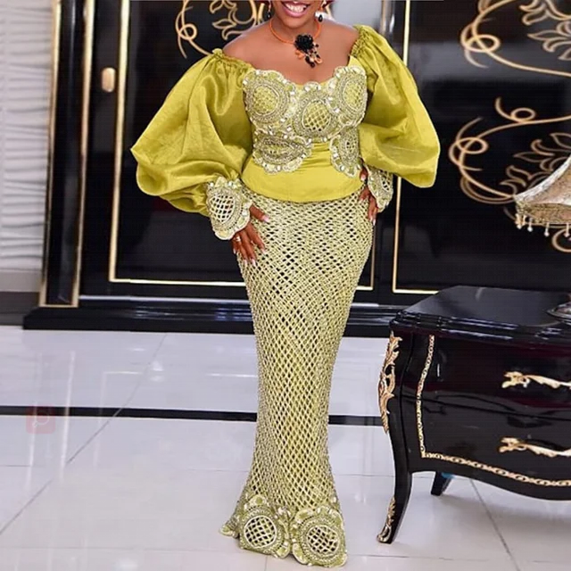 Elohor 2 Piece African Long Dress - Image 2