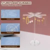 Acrylic Jewelry Organizer Display Necklace Holder Clear Rotating Necklace Organizer Stand for Necklaces Earring Pendant Bracelet 4