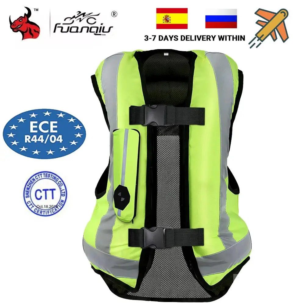 Giacca Moto Moto Air Bag Vest Moto Airbag Vest Motocross Racing Riding Airbag Protezione Certificata Ce Gonfiaggio Rapido