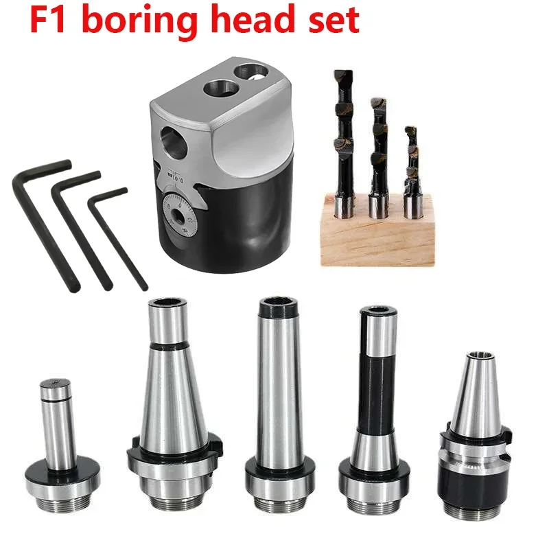 

F1 Boring Head Lathe MT2 MT3 MT4 C20 C25 BT30 BT40 NT30 NT40 R8 2 Inch Boring Head F1 Boring Rough Bore F1 50mm 75mm 100mm