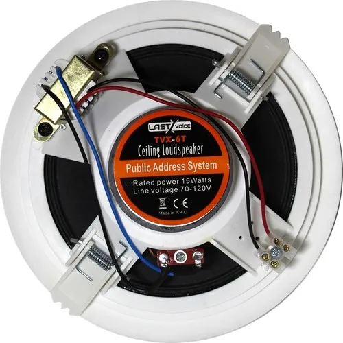 Lastvoice Tvx-6 Gypsum Board Ceiling Speaker 16 cm 15 Watt 8 Ohm |