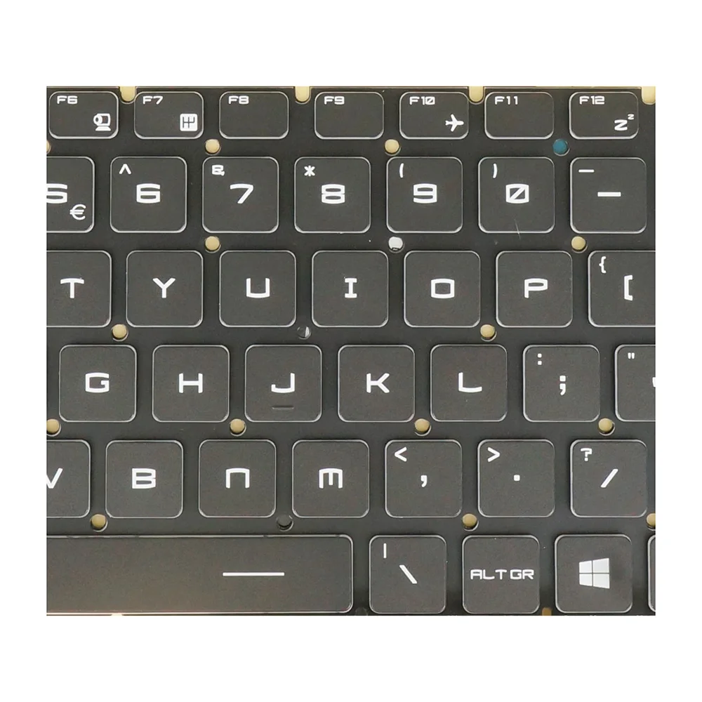 Teclado do Portátil com Rgb Backlit Eua ru Russo Msi Ge75 Raider 10se 10sf 10sfs 10sgs 8re 8rf 8se 8sf 8sf 9se 9sg por Chave - Imagem 4
