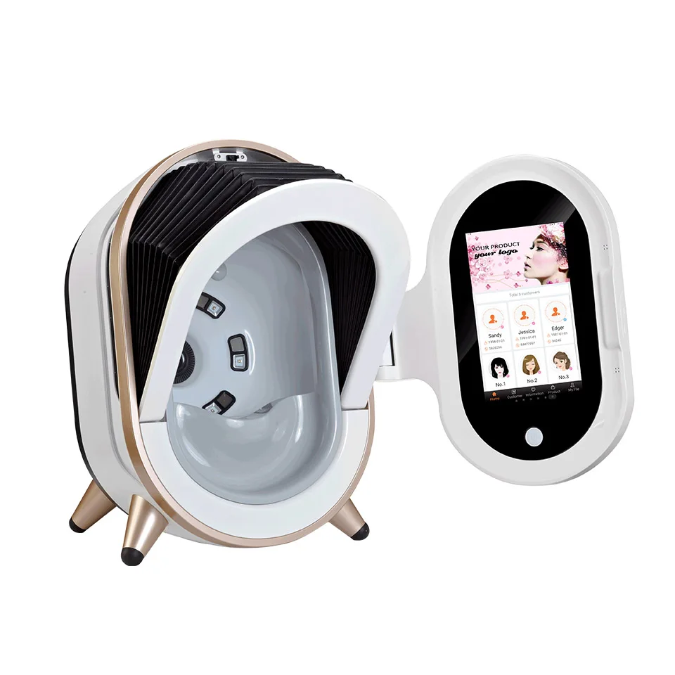 

Professional Skin Analyzer 3D Facial Scanner 8D Skin Analysis Machine With Tablet Spanish English Program