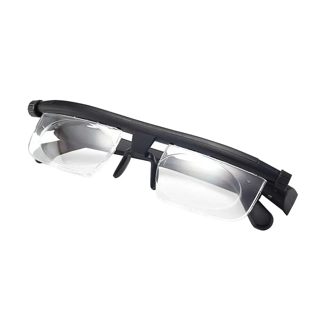 

Adjustable Strength Lens Reading Glasses Men Women Variable Focus Distance Zoom Myopia Eyeglasses Diopter Range -6.0 To +3.0