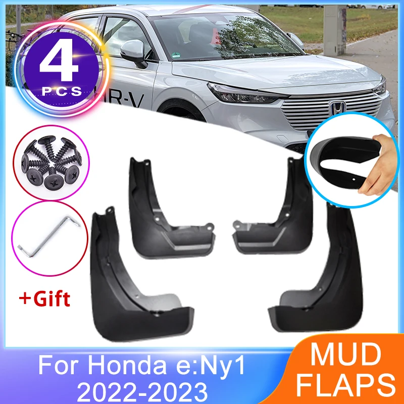 

MudFlaps For Honda E:Ny1 XR-V Vezel 2022 2023 Front Rear Mudguards Mud Flap Fender Splash Guards Wheel Protector Car Accessories