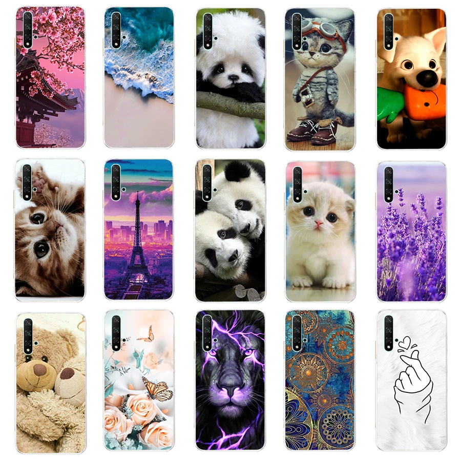 Custodia Per Huawei Nova 2I Nova 5T Custodia Morbida In Silicone Tpu Cover Posteriore Protettiva Capa Cartoon Shell